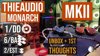 ThieAudio Monarch MKII Earphones (1/DD 6/BA 2/EST) intro /unbox