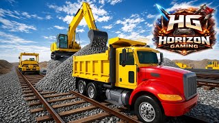 Heavy Construction Simulator Excavator, Dump Truck &amp; Land Clearing Machines