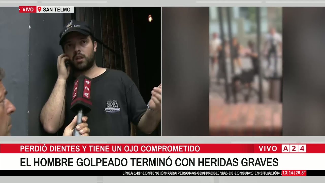 San Telmo: atacó con un cuchillo a un empleado de seguridad y terminó de la peor manera