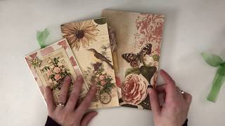 Ephemera Folio's - Calico Collage - Snail Mail Ideas - Junk Journal Ephemera Kit
