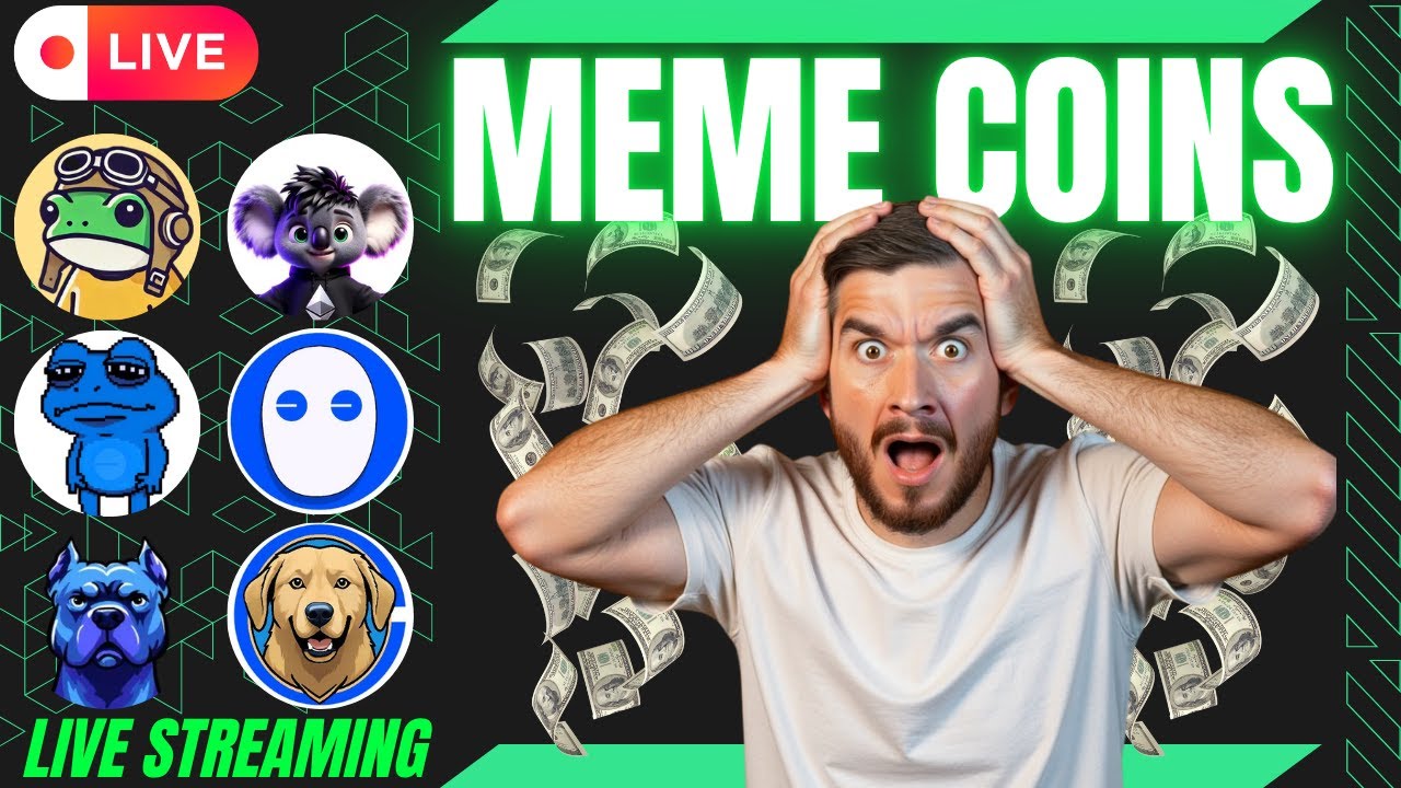 Finding The NEXT 100X Meme Coin?! LIVE CRYPTO UPDATE! - YouTube