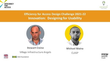 Innovation - Designing for Usability - Efficiency for Access Design Challenge 2021-2022