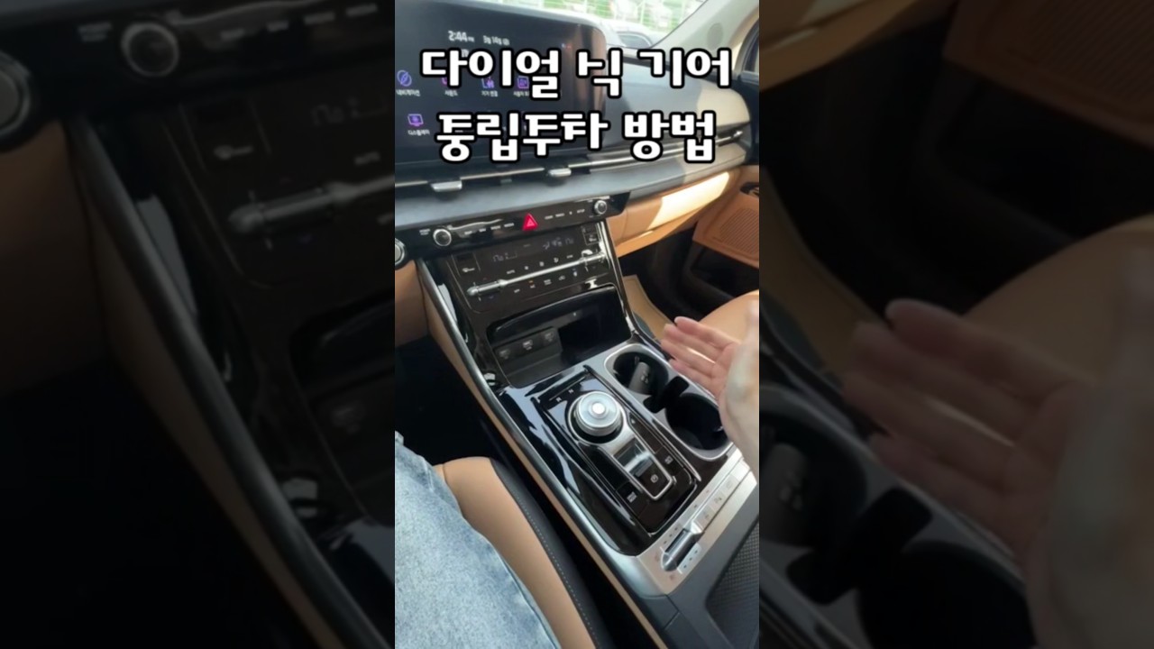 다이얼 식 기어 중립주차 방법 ( 다이얼조그식 N단 넣기)