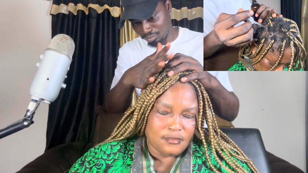 ASMR 💫 Scalp Checking, Scratching, Nitpicking, Brushing, intense scalp oiling massage