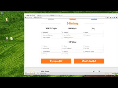 Building a Responsive Website with Bootstrap Tutorial: Downloading and Setting | packtpub.com