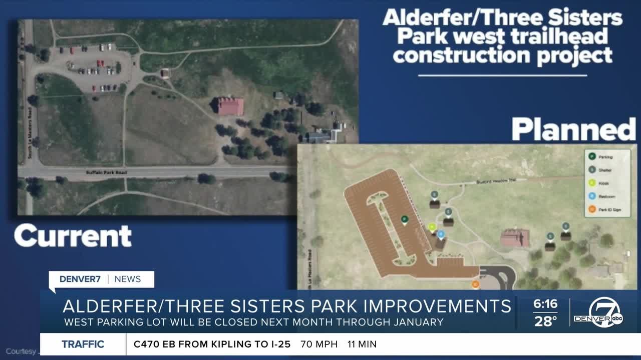Parking lot at Alderfer/Three Sisters Park to close until 2026 for upgrades