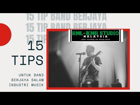 15 Tips cara untuk band musik berjaya