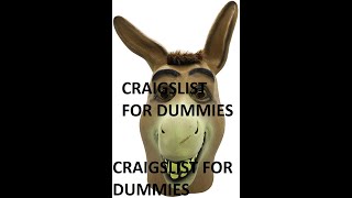 CRAIGSLIST FOR DUMMIES: How to post to craigslist for free and get live ads, New Method