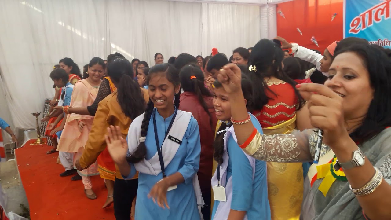 adarsh kanya school Durg Anual___function from 2k19 full on craudly students n people full
