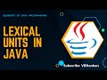 Lexical Units used in Java Programming.( in tamil )