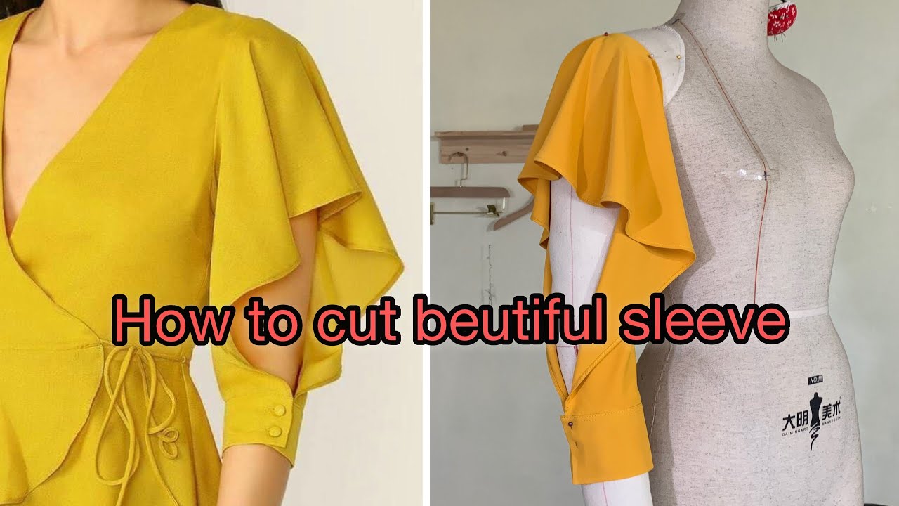 Easy Way to Beautiful sleeve Design Cutting and Sewing Sewing hacks