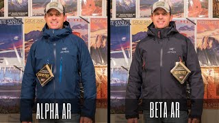 Comparing the Arc'teryx Alpha AR and Beta AR Jackets