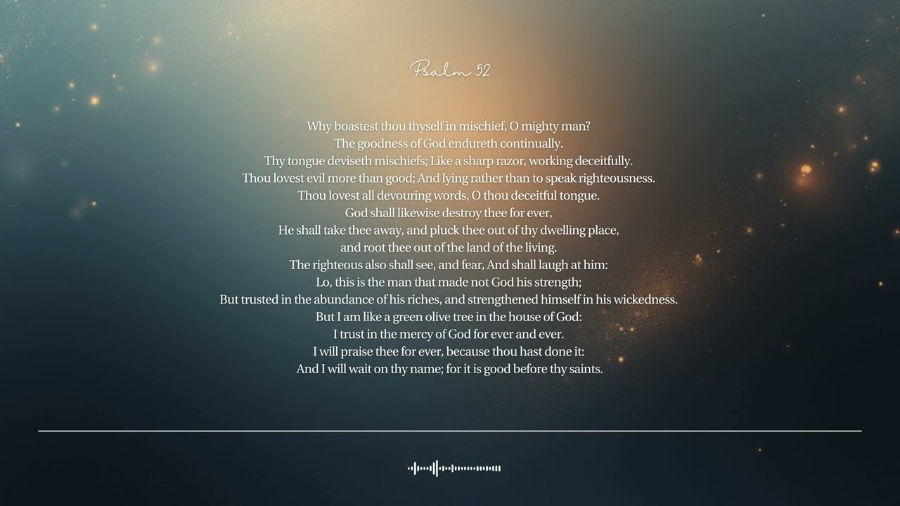🌿 Psalm 52 | A Green Olive Tree | Bible Scripture Song CCM · Shuli Bible