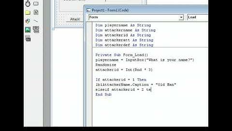 [VB6] RPG Tutorial - Part 1