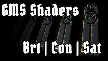 Shader Tutorial for GameMaker 05 - Gamma/Brightness/Contrast/Saturation