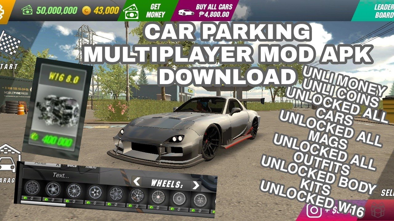 Car Parking Multiplayer MOD APK 4.8.12.6 (Unlimited Money) - Apk