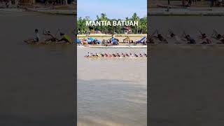 Mantia batuah uji gelanggang rayon e pangean #pacujalur #perahu #wood #kayuagung #pacujalur2025