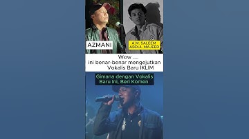 Thumbnail of WOW....ini benar-benar mengejutkan Vokalis Baru IKLIM #shorts
