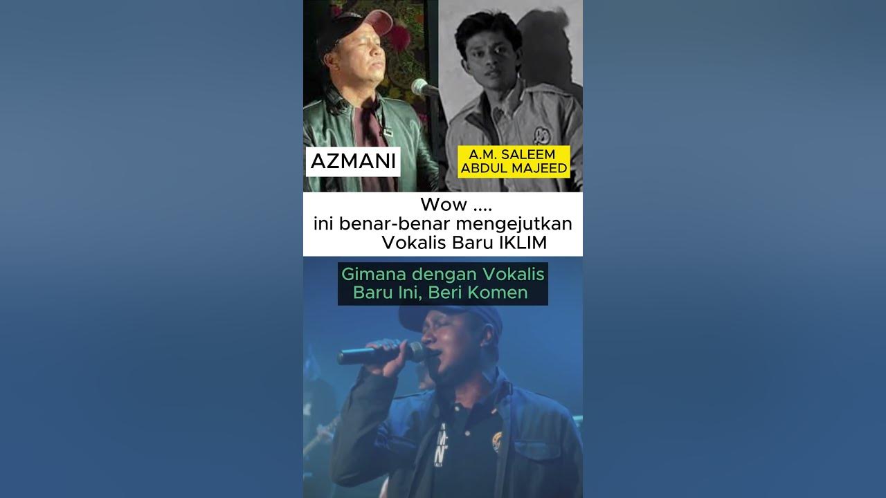 WOW....ini benar-benar mengejutkan Vokalis Baru IKLIM #shorts