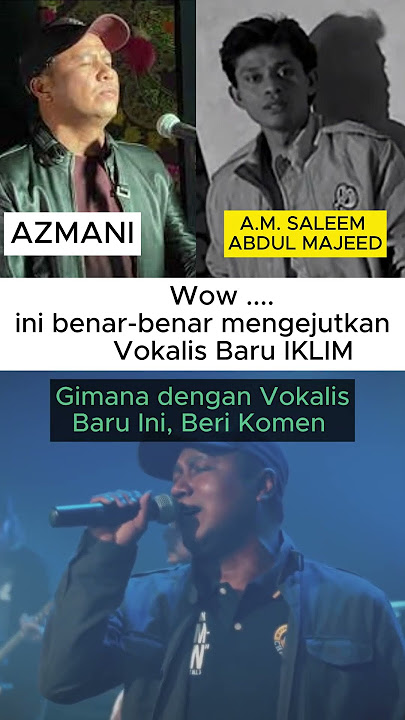 WOW....ini benar-benar mengejutkan Vokalis Baru IKLIM #shorts