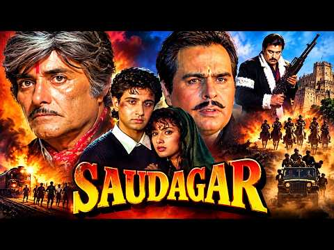 90s की ब्लॉकबस्टर एक्शन ड्रामा फिल्म 🔥 | Saudagar (1991) Full Movie | Dilip Kumar, Raaj Kumar
