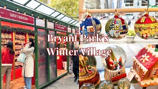 Bryant Park’s Winter Village Holiday Market Walking Tour & Hudson Yards Christmas Lights 2023 in NYC by J'adore New York 499 views 5 months ago 7 minutes, 32 seconds