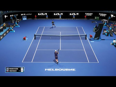 Emil Ruusuvuori vs Daniil Medvedev  Australian Open  AO Tennis 2  PS5 Gameplay
