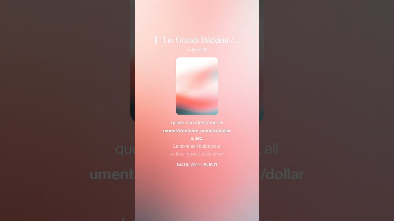 🌍 “Les Grands Décident  jah  Observe