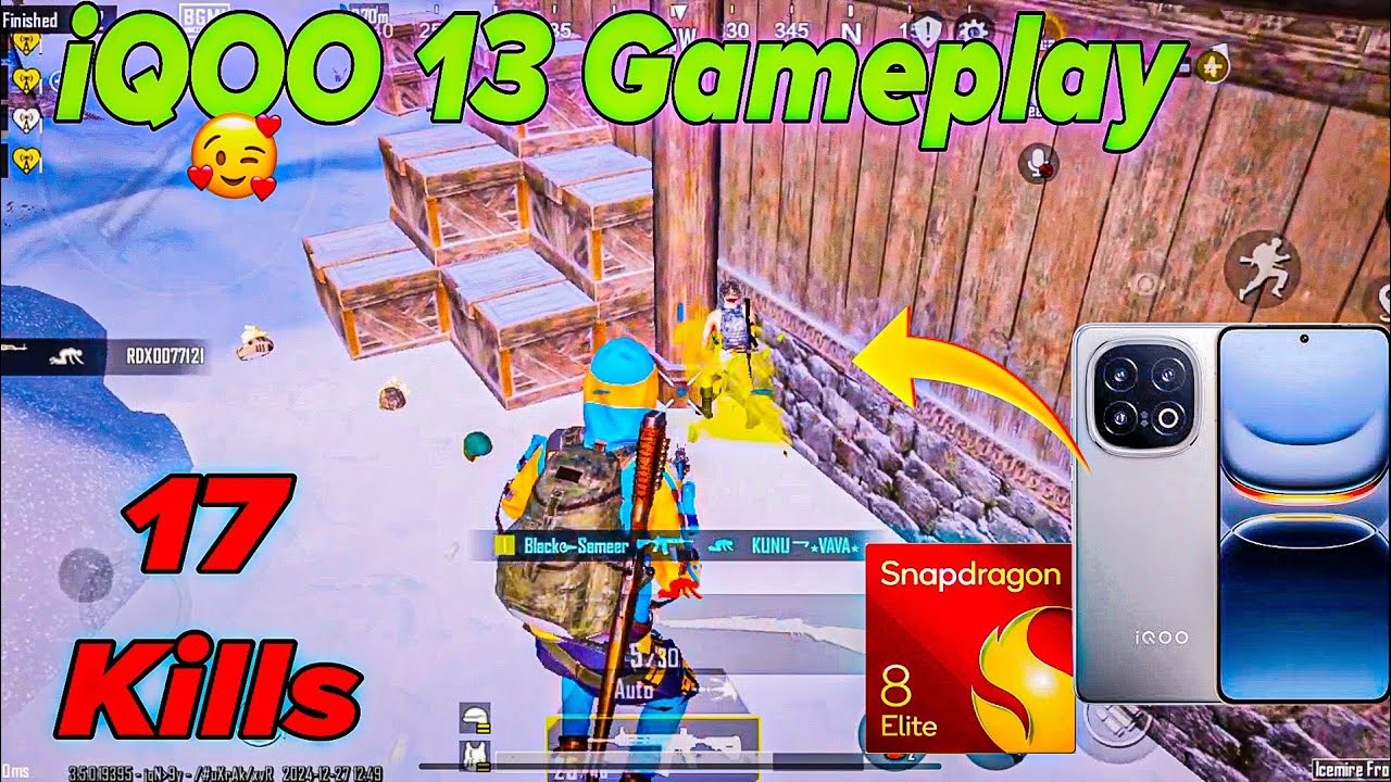 Iqoo 13 Bgmi Gameplay 120fps !! Iqoo 13 Bgmi Test 120 Fps Gameplay ️ ...