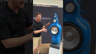 Bowers &amp; Wilkins 801 D4 Signature Series and Nautilus in Audio Advice blue 😍 #audioadvicelivee