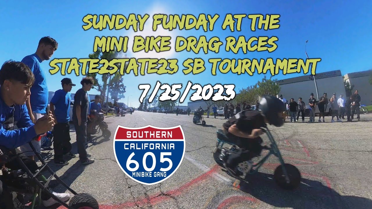 Sunday Funday At The Mini Bike Drag Races 6/25/2023 - YouTube