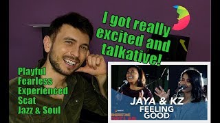 Vocal coach YAZIK analysis of JAYA & KZ - FEELING GOOD at ARTIST LAB