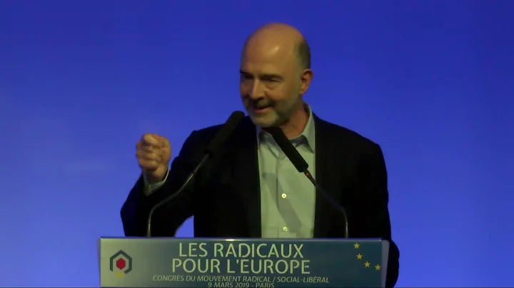 Discours de Pierre Moscovici au Congrès du Mouvement Radical 2019