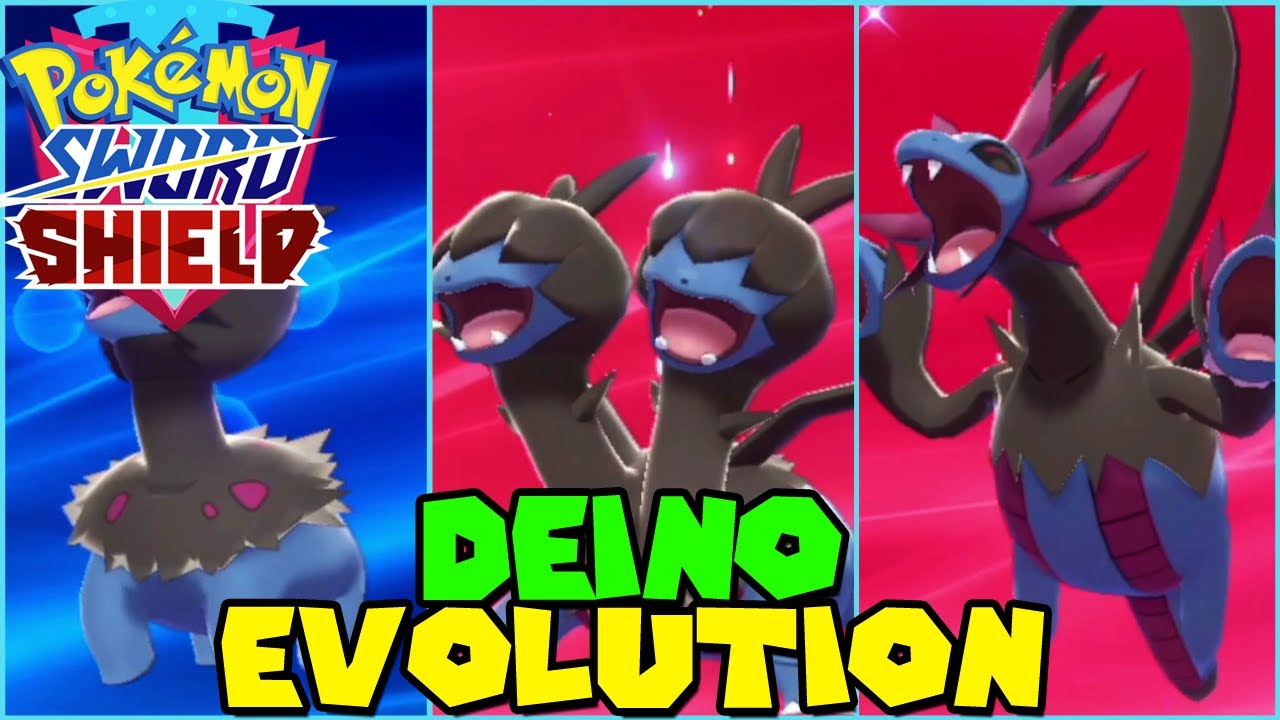 Evolving DEINO to HYDREIGON in Pokemon Sword & Shield 