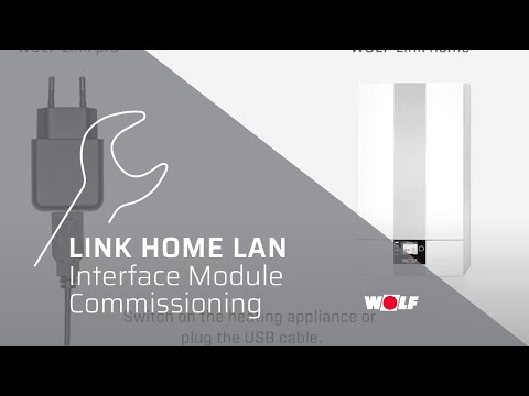 Commissioning of the WOLF Link home LAN interface module (2018, English)