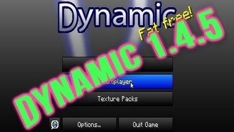 Minecraft Hacked Client Dynamic 1.4.5 + Download