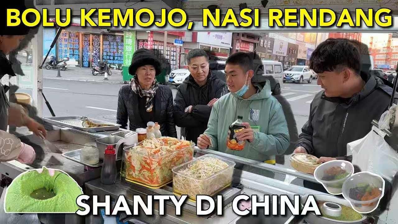 JUAL BOLU KEMOJO KHAS RIAU DAN NASI RENDANG SAPI DI CHINA, SUDAH DITUNGGU PELANGGAN SEBELUM BUKA🥹