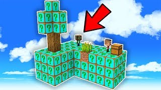 ¿PUEDES SOBREVIVIR AL SKYBLOCK LUCKY BLOCK MÁS CHETADO DE MINECRAFT? ⚡😱 MINECRAFT MOD