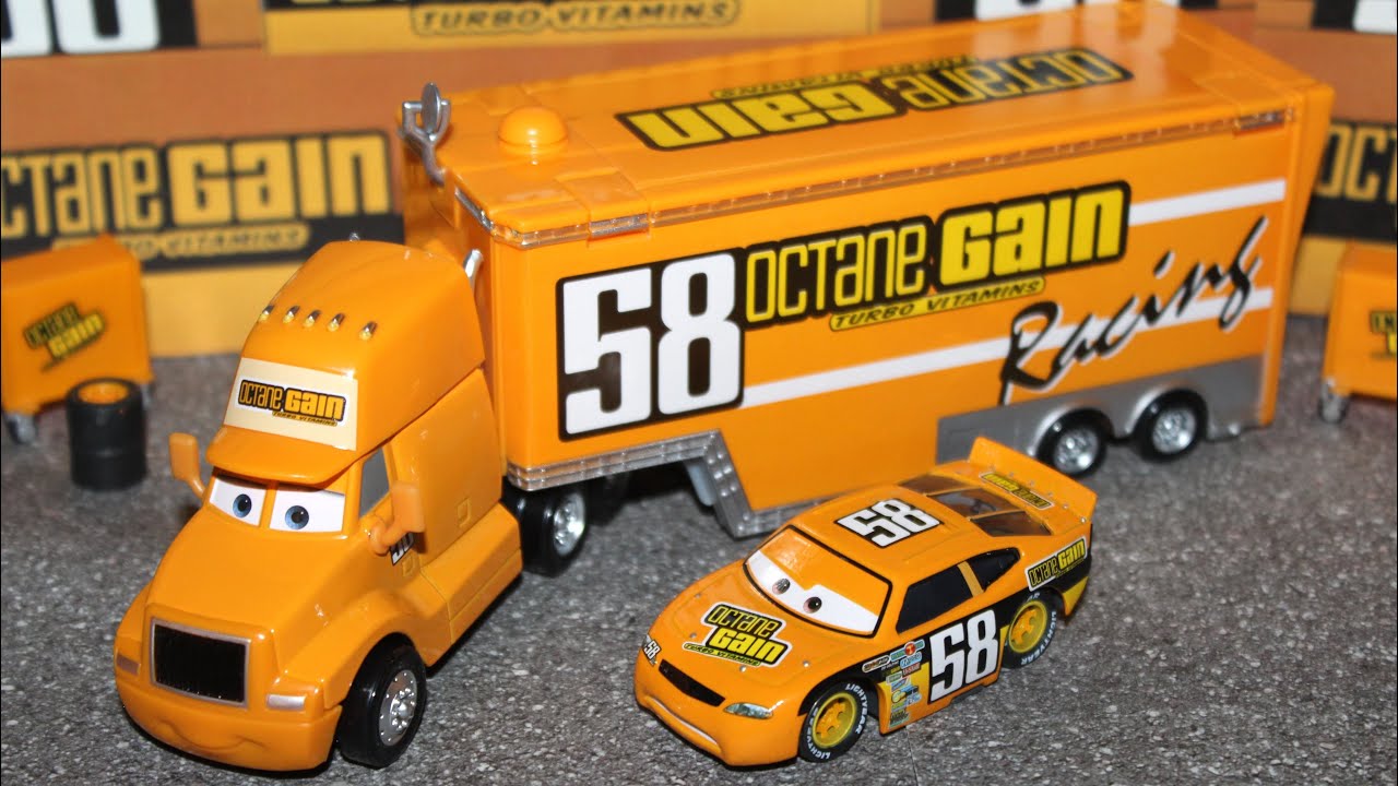 Mattel Disney Cars Octane Gain Hauler - Billy Oilchanger #58
