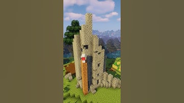 How to build a starter base Minecraft Timelapse #Short