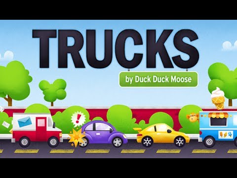 Trucks HD - by Duck Duck Moose - app gameplay video for kids