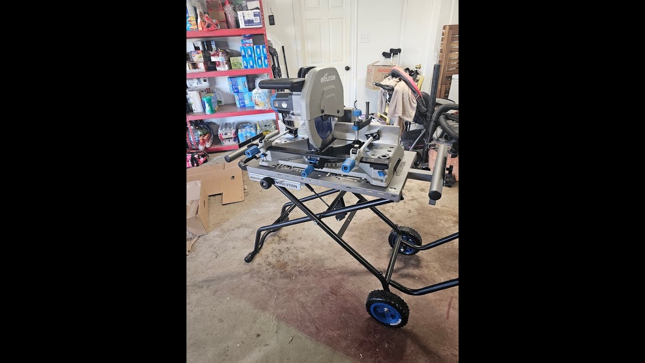 Evolution Metal Cutting Chop Saw | New Tool in the Shop for Custom Furniture Builds