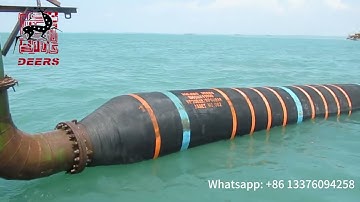 Floating hoses for dredging