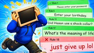 the password game broke me