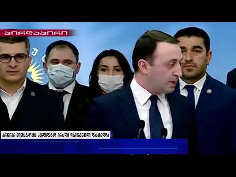 პრემიერ-მინისტრობის კანდიდატად ირაკლი ღარიბაშვილი დასახელდა