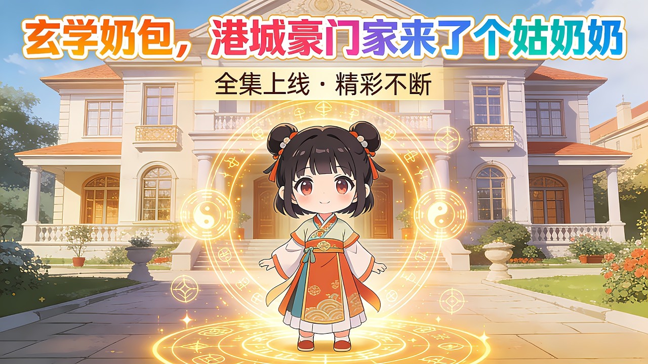 《玄学奶包，港城豪门家来了个姑奶奶》全集，重生姐姐抢她福气？小婉婉被换命后随母去港城，半路遇贵人赚巨款！被豪门认作亲孙女，六位哥哥争着宠：大哥送宝二哥拉高颜值三哥护短！