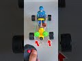 Experimento simples de carro RC faça você mesmo com um motor de engrenagem DC de 3V