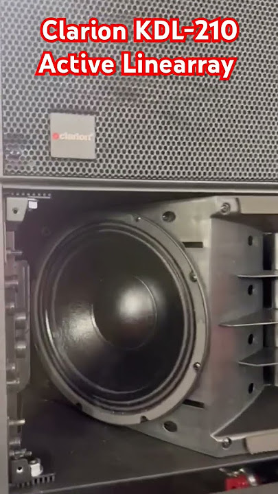Clarion Audio KDL-210 Active Linearray// Duel 10' Powered Linearray. #followers #trending #reels #dj