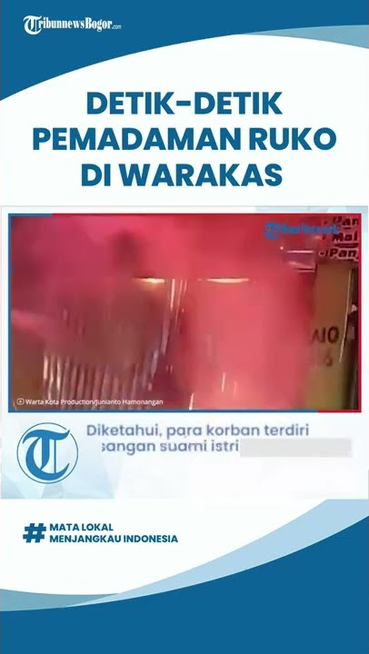 Detik-detik Menegangkan saat Kebakaran Ruko di Warakas, 1 Keluarga Tewas Akibat Tak Berhasil Kabur