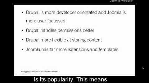 Joomla 1.5 Tutorial - Lesson 2 - Why Joomla?